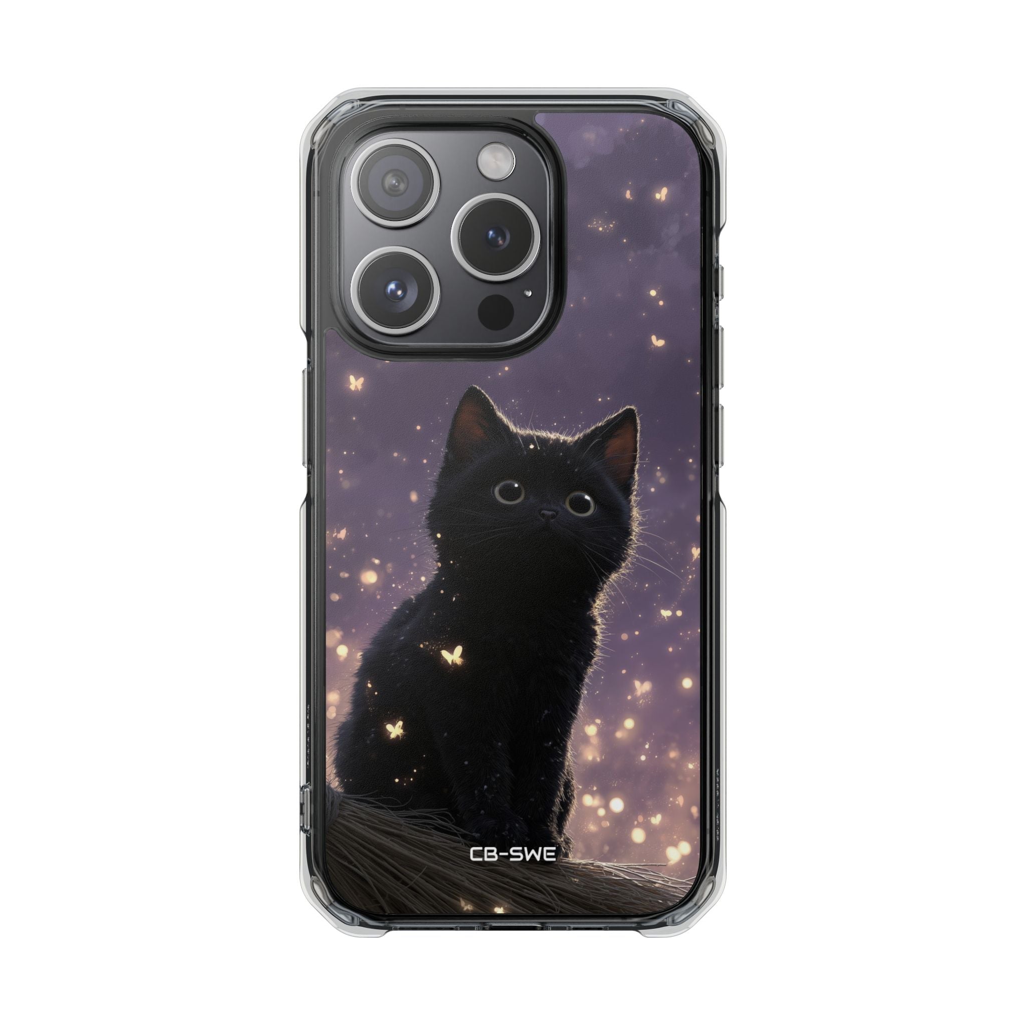 Whimsical Cat Soars iPhone Case - Impact