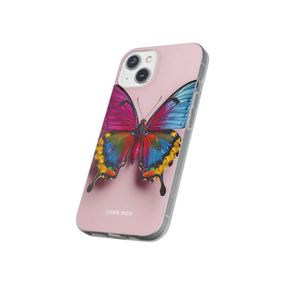 Vivid Butterfly iPhone 14 Case - Soft