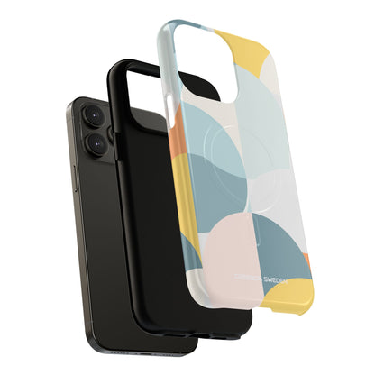 Abstract Geometric Calm - Tough + MagSafe® iPhone 14 Phone Case