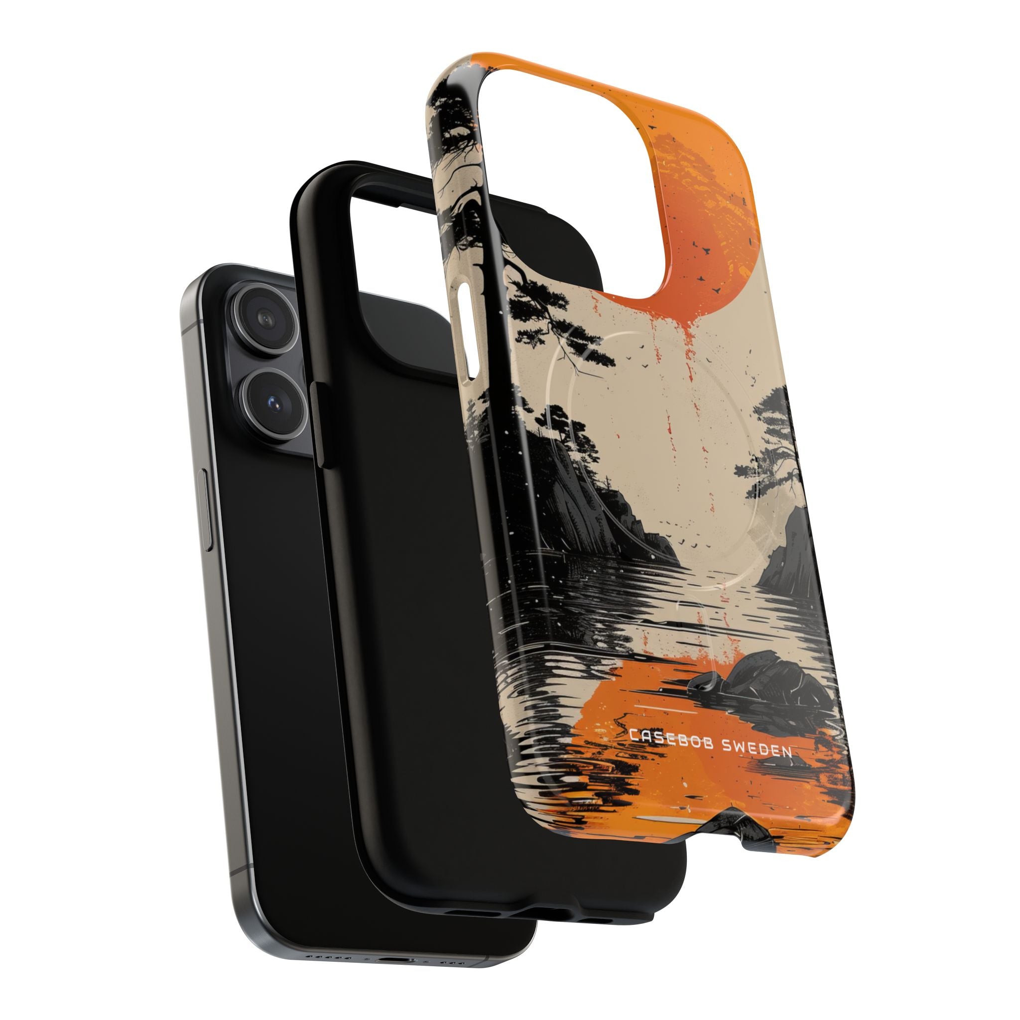 Zen Serenity Sunscape iPhone 15 | Tough+ Phone Case