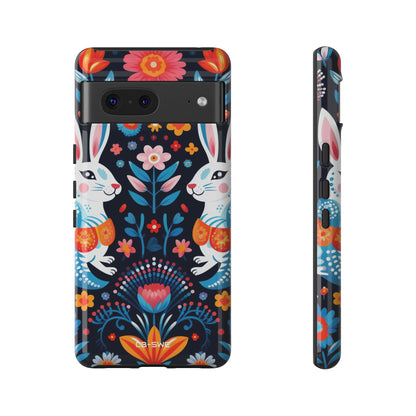 Bunnies Hop Flowers - Google Pixel Case