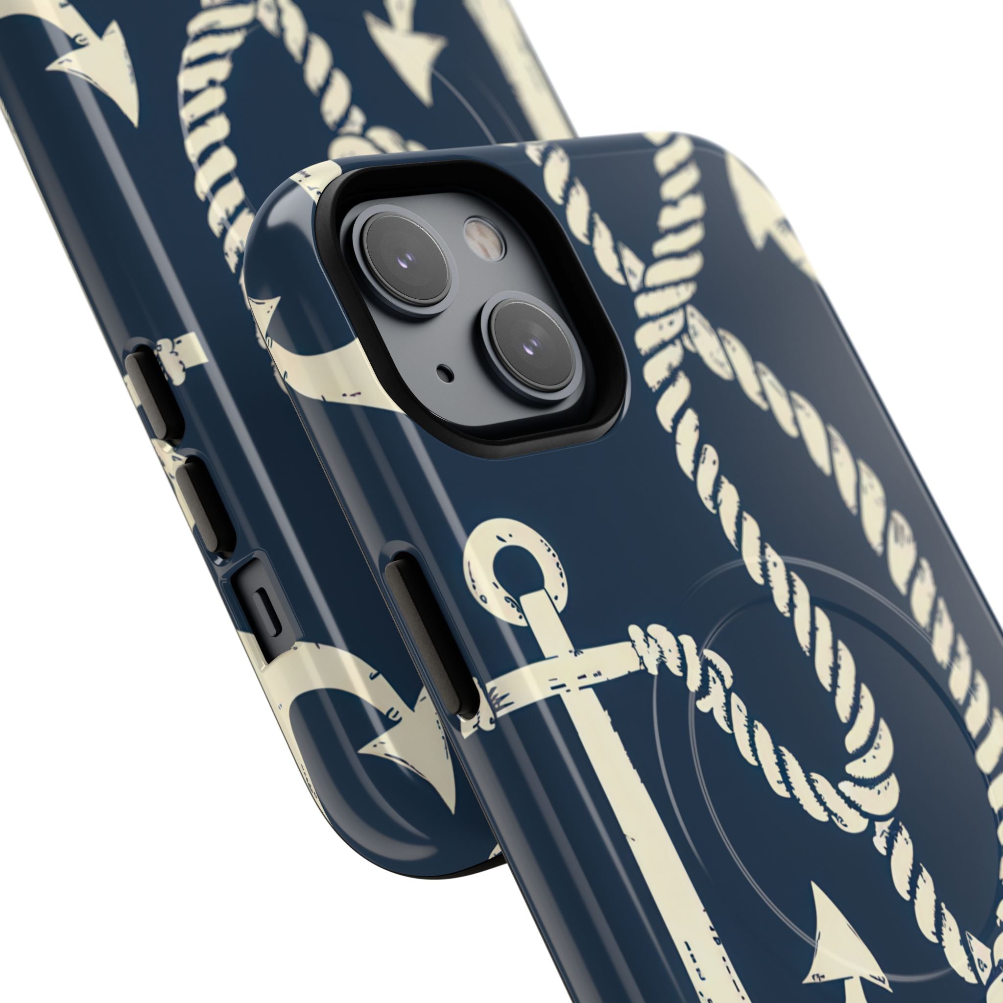 Nautical Anchors Rope iPhone 14 - Tough+