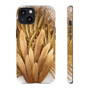 Gold Feather - Protective Phone Case