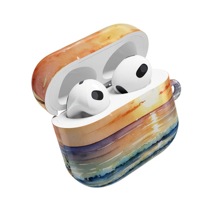 Golden Palm Sunset - AirPods Case