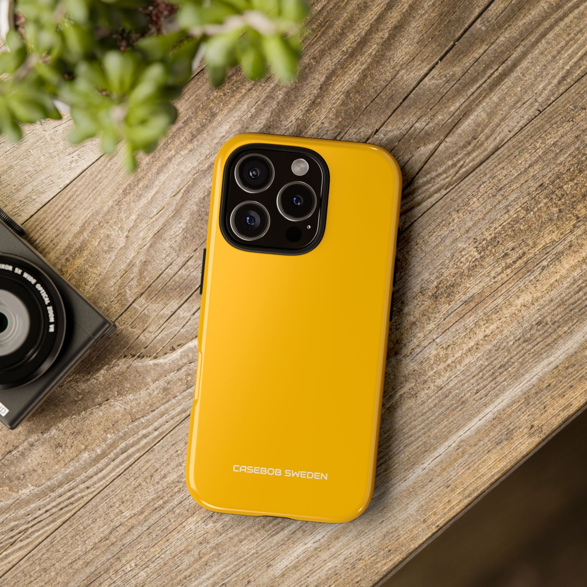 Amber Yellow - Tough iPhone 16 Phone Case