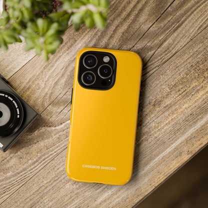 Amber Yellow - Tough iPhone 16 Phone Case