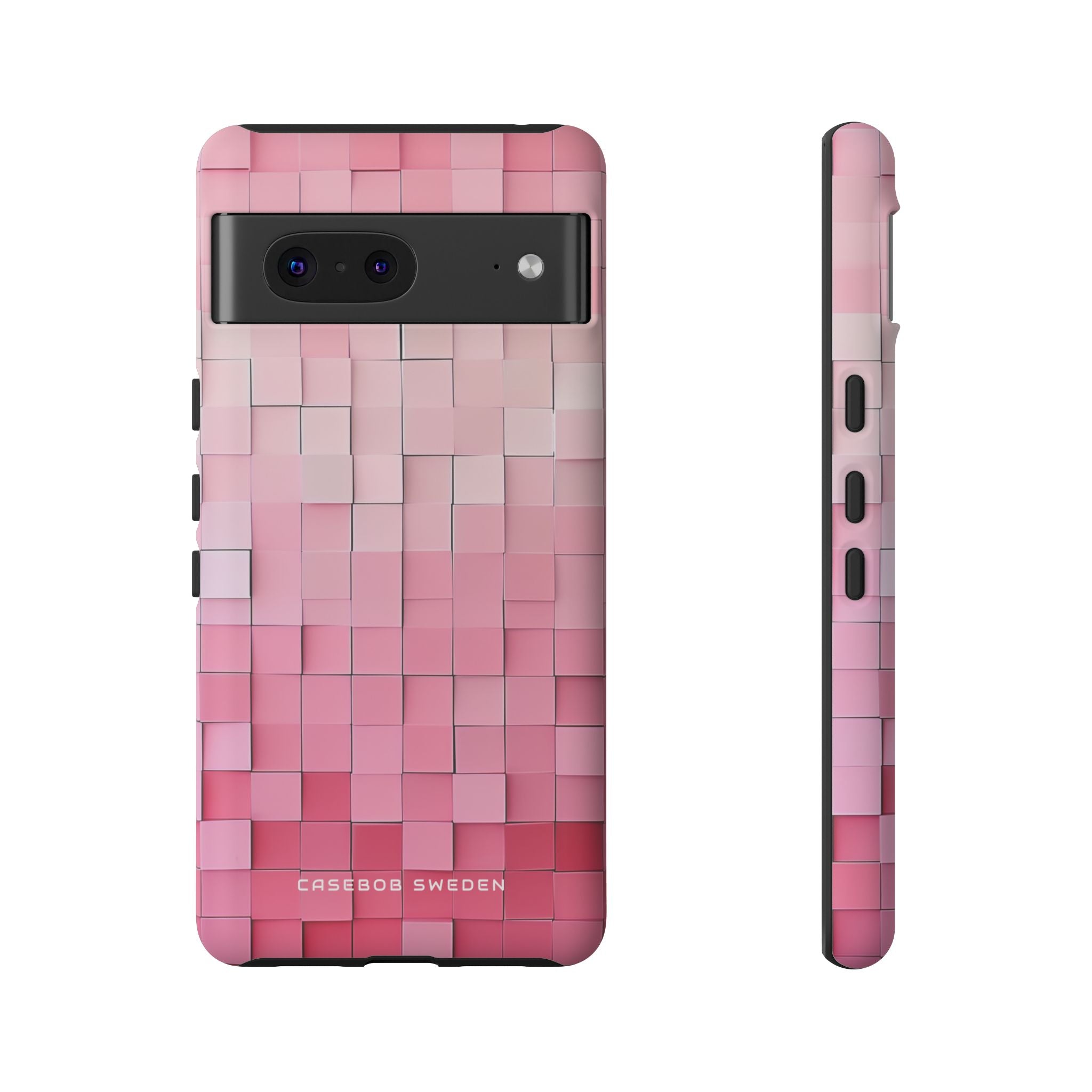 Gradient Pink Mosaic Google Pixel 7 - Tough Phone Case