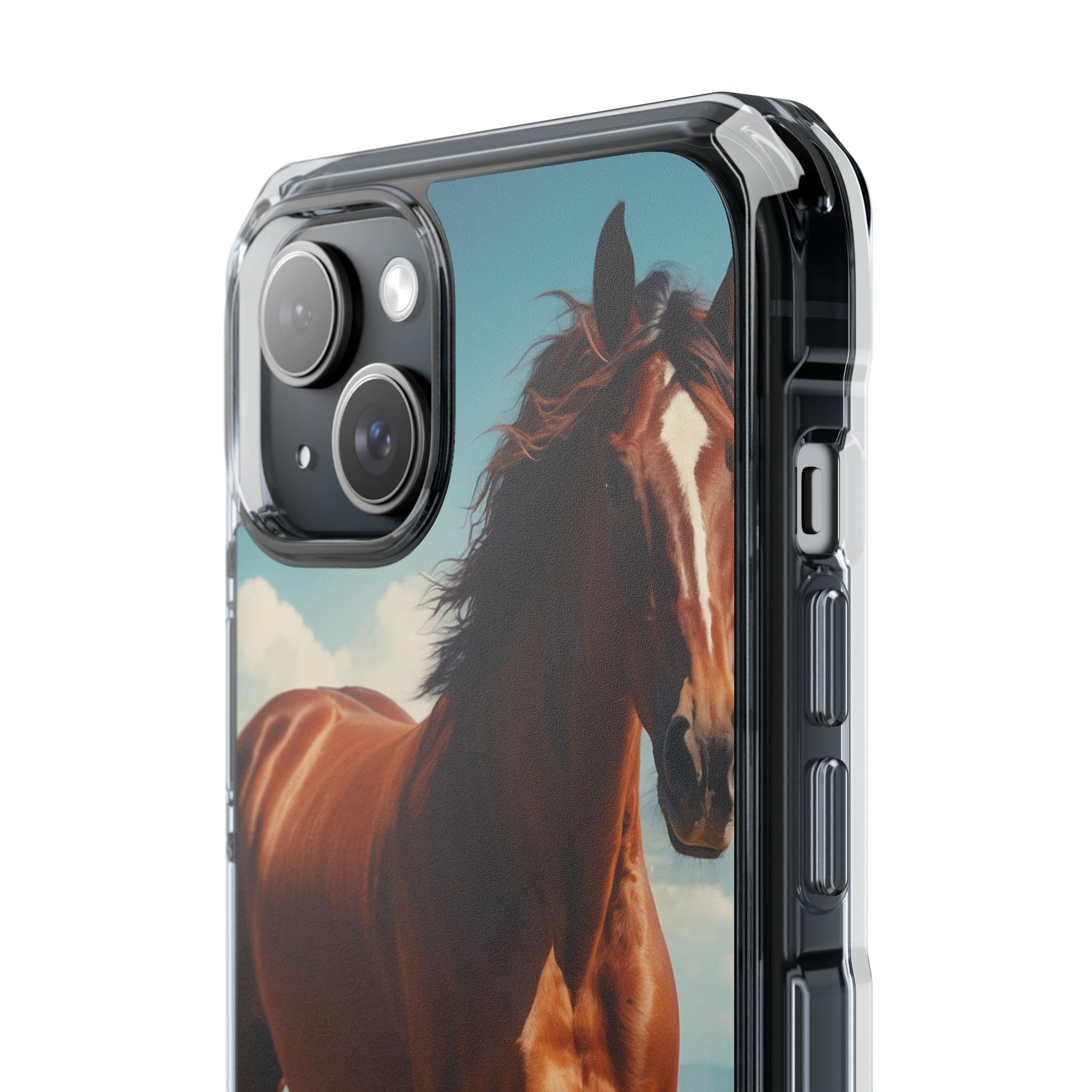 Blazing Horse iPhone 15 Plus Case - Impact