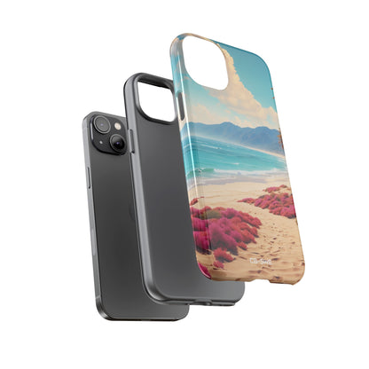 Footprints Trace Sand - iPhone Case