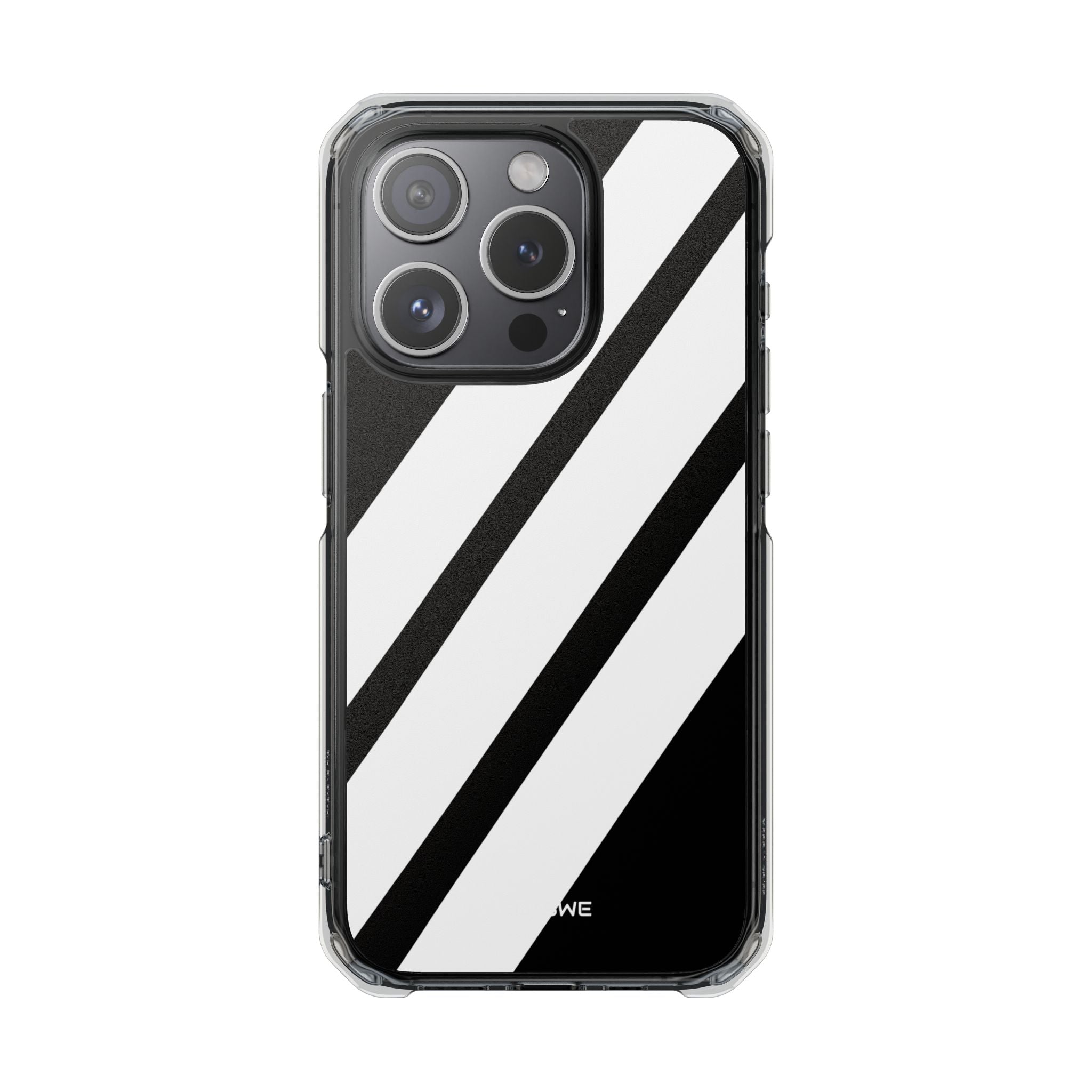 Monochrome Diagonal Symmetry iPhone Case - Impact