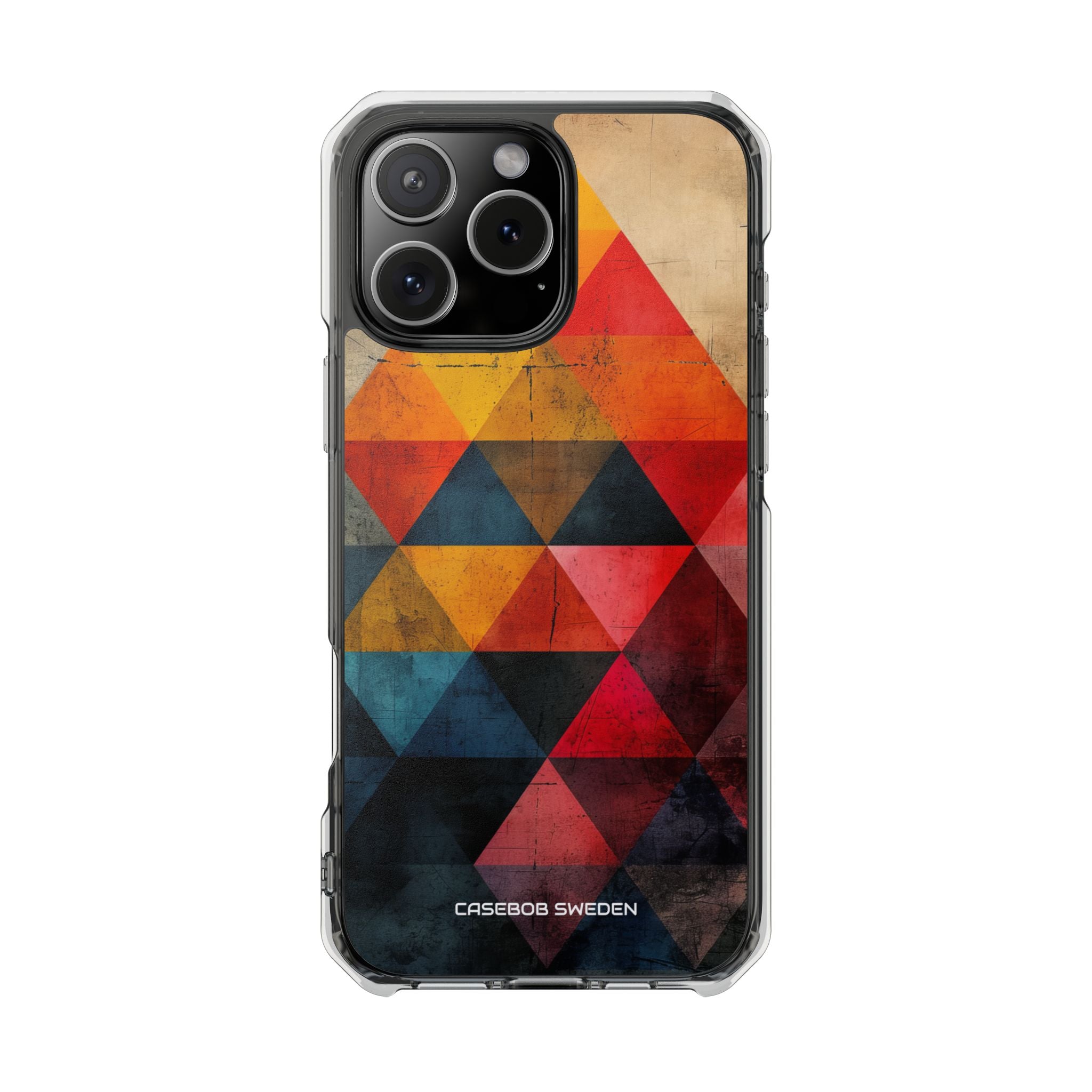 Geometric Energy - Clear Impact iPhone 16 Phone Case