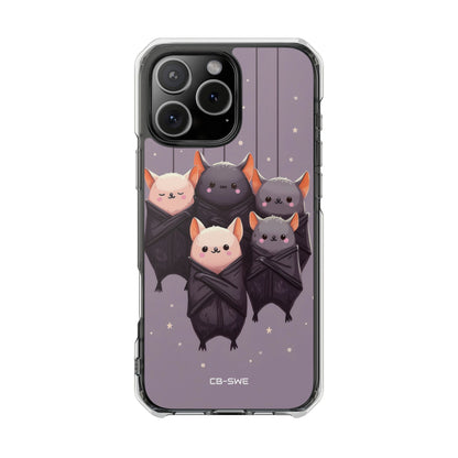 Playful Bats Hang iPhone Case - Impact
