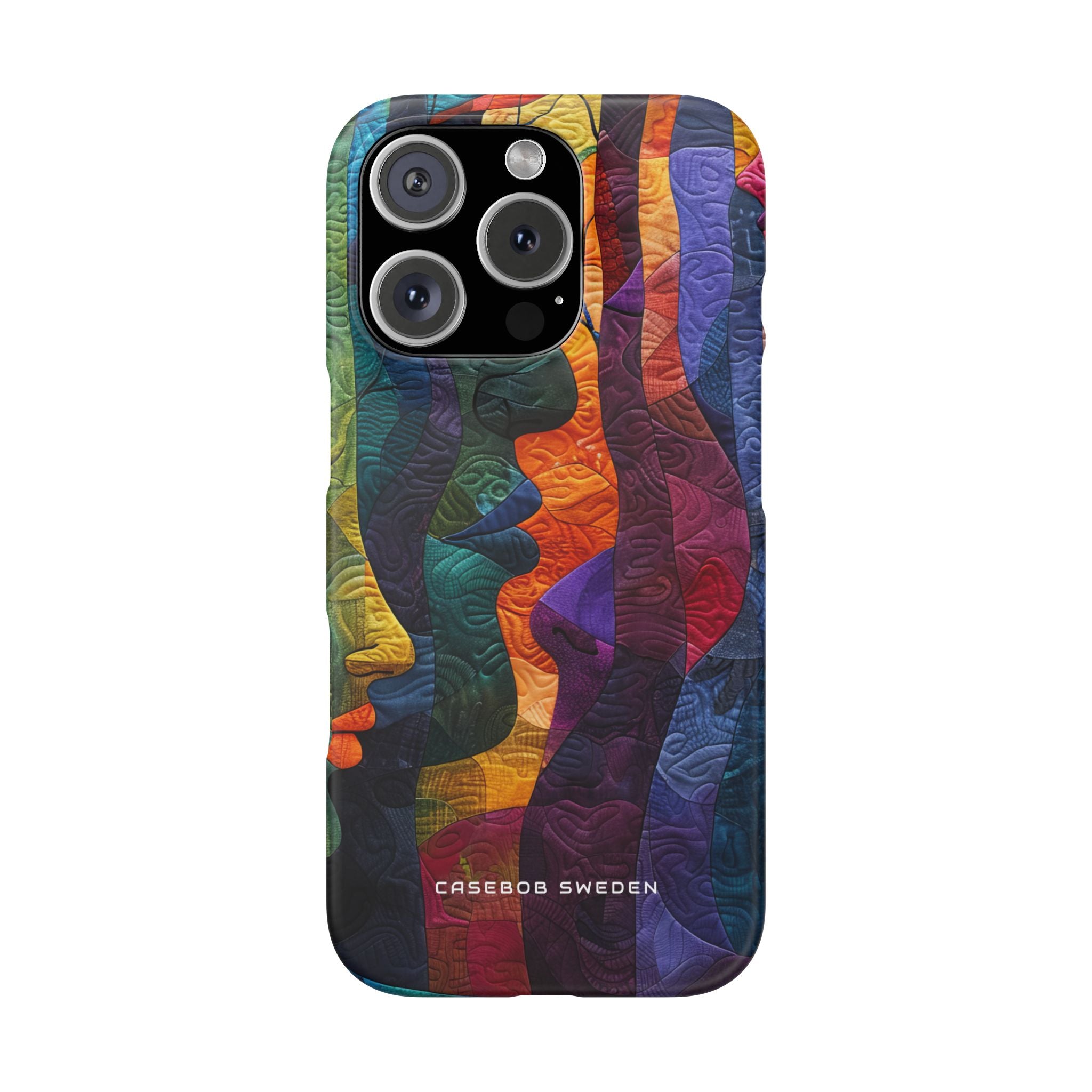 Harmonized Faces and Nature Fusion iPhone 16 - Slim Phone Case