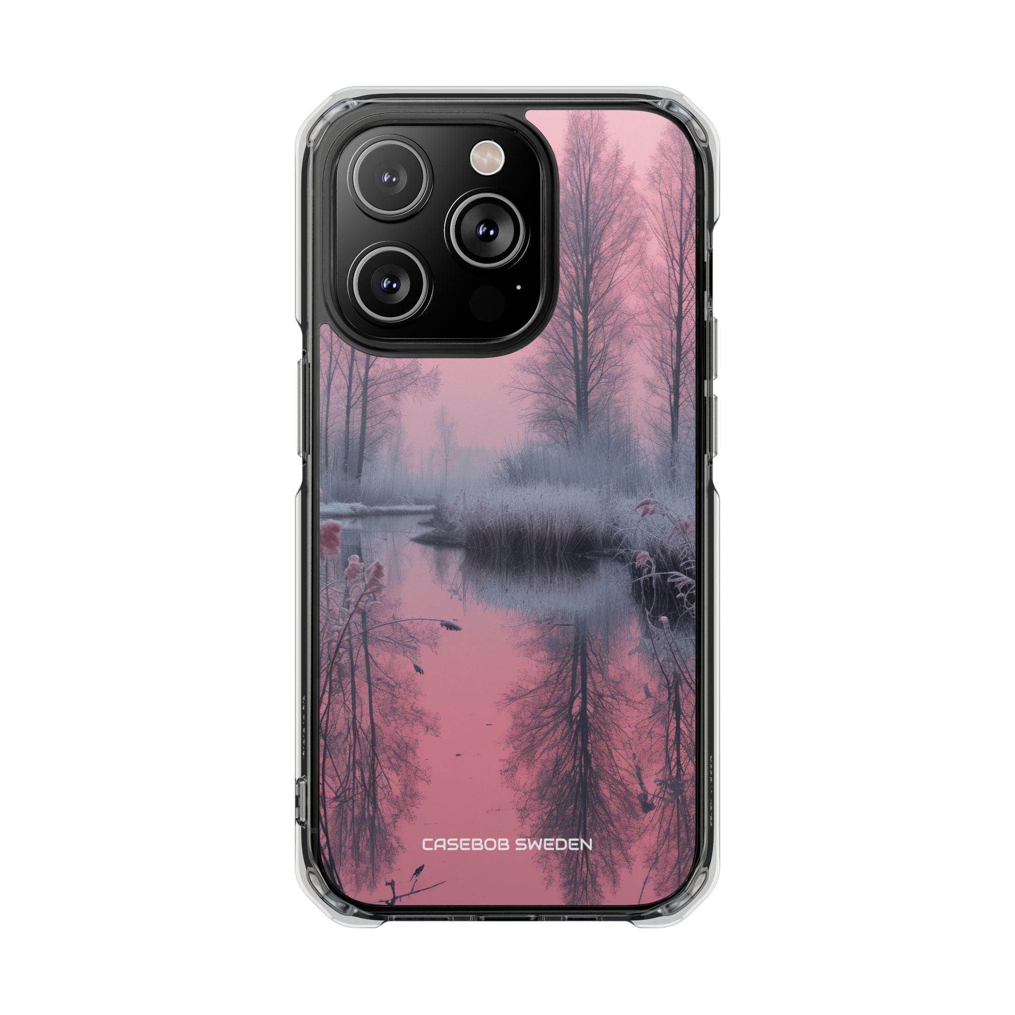 Pink Serenity Case - Clear Impact iPhone 14 Phone Case