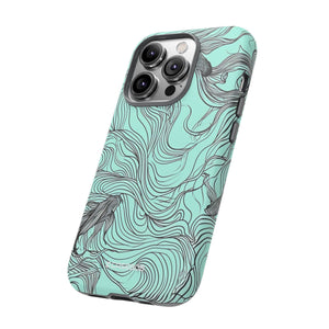 Aqua Serenity | Protective Phone Case for iPhone