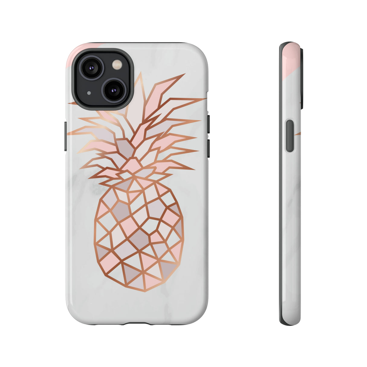 Pineapple Rose Gold - Protective Phone Case