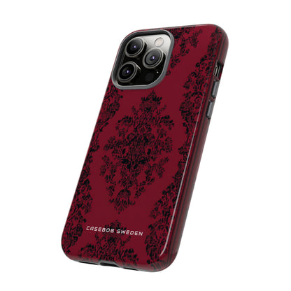 Gothic Crimson Elegance iPhone 14 - Tough Phone Case