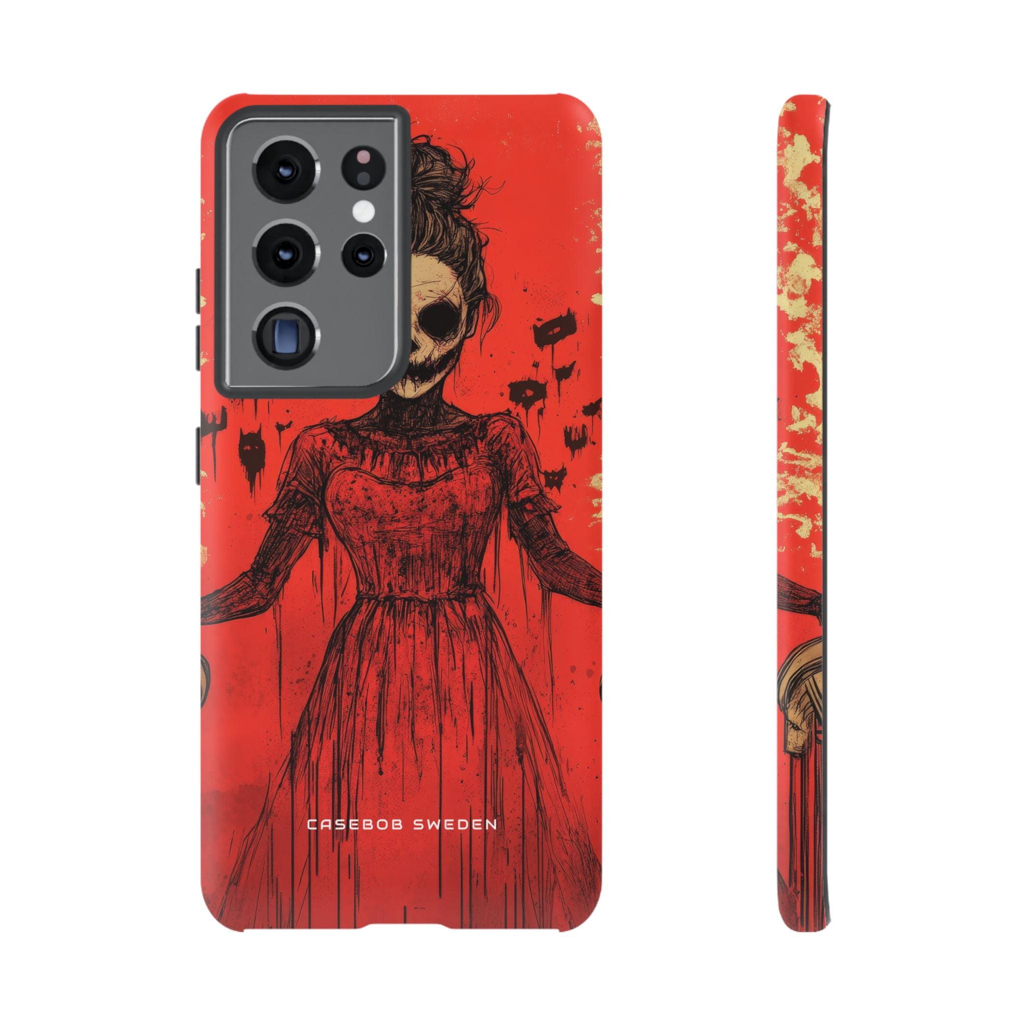 Haunting Scarlet Descent  Samsung S21 - Tough Phone Case