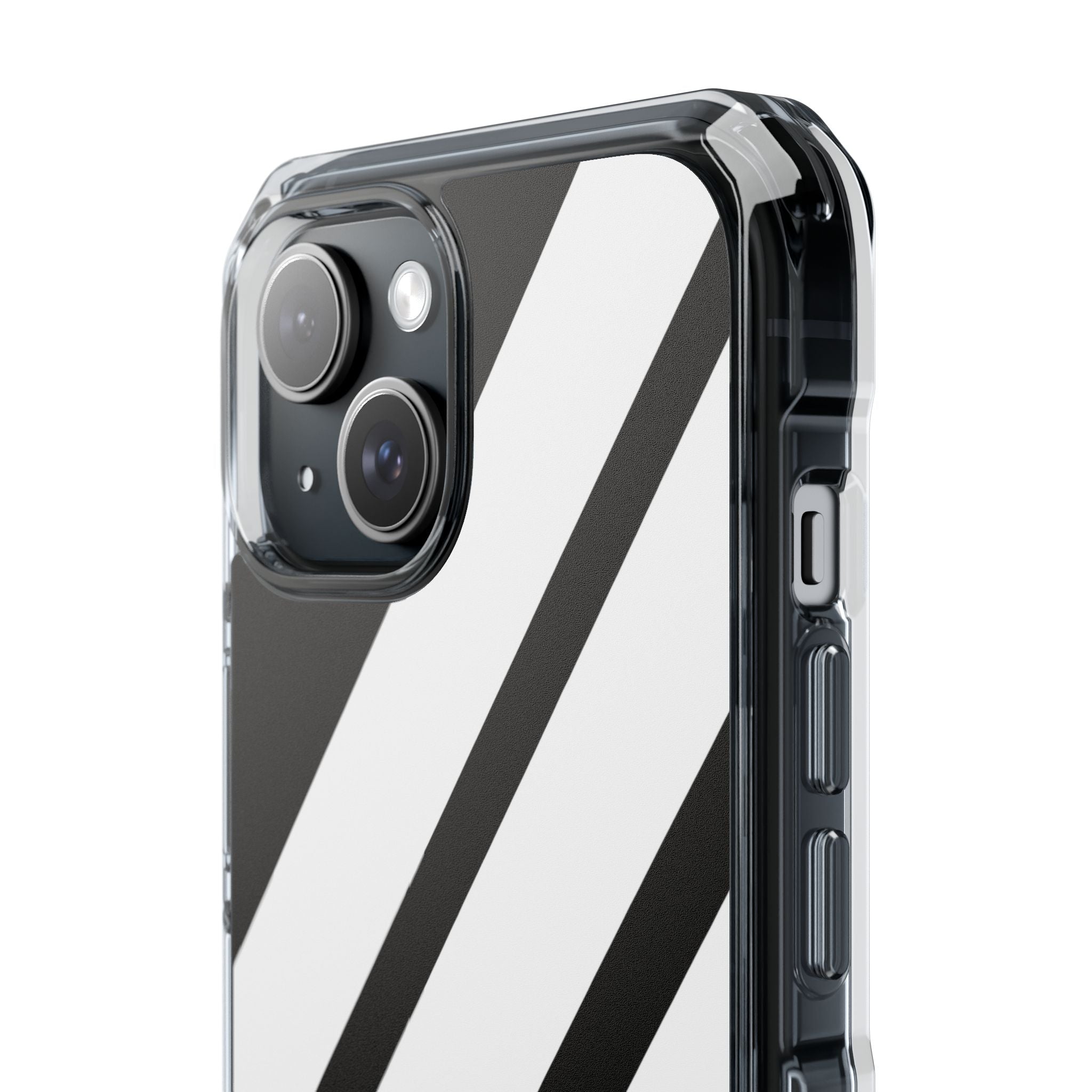 Monochrome Diagonal Symmetry iPhone Case - Impact
