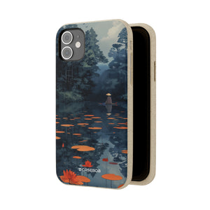 Tranquil Lotus Serenity | Biodegradable Phone Case