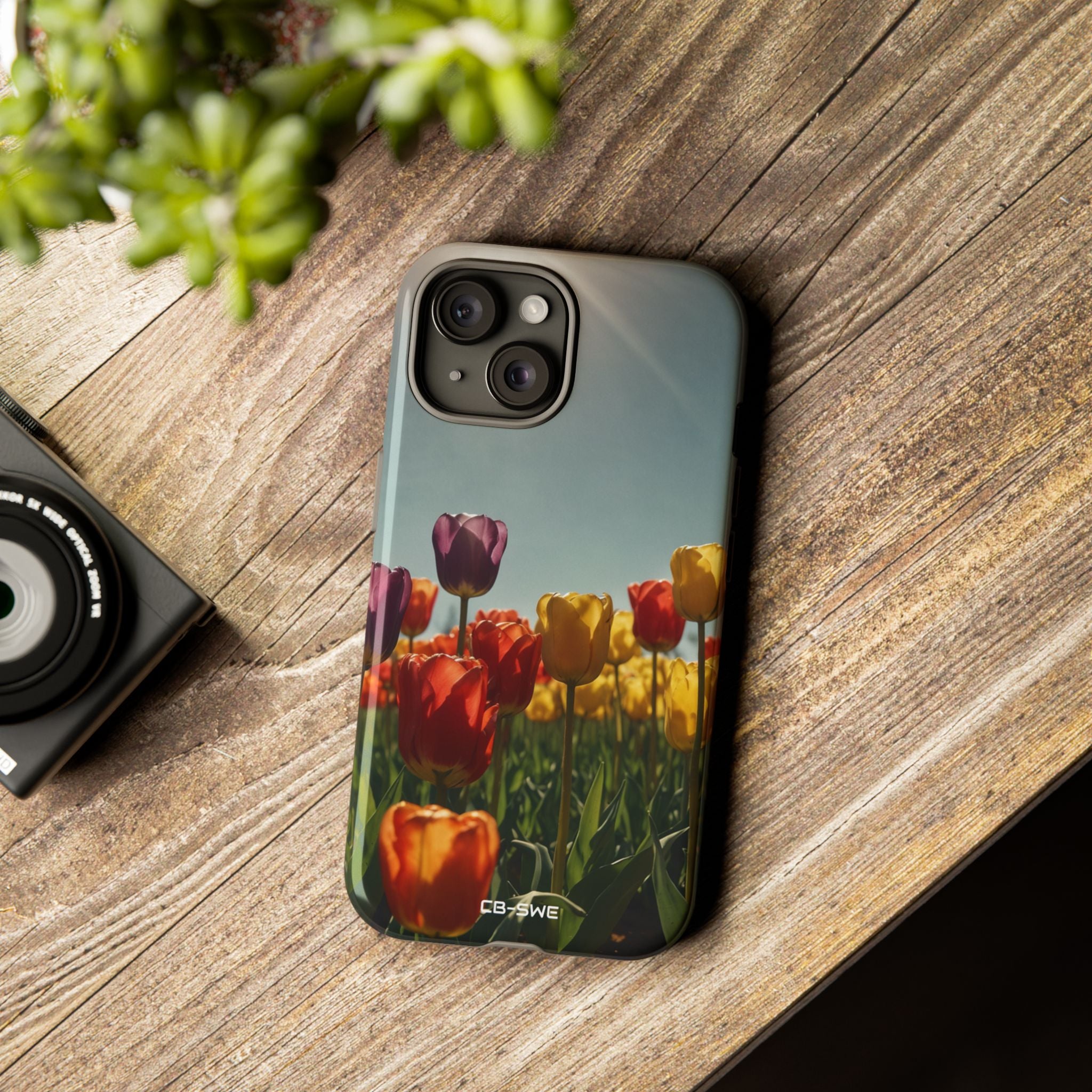 Tulips Embrace Sunlight - iPhone Case