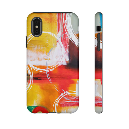 Abstract Yellow - Protective Phone Case