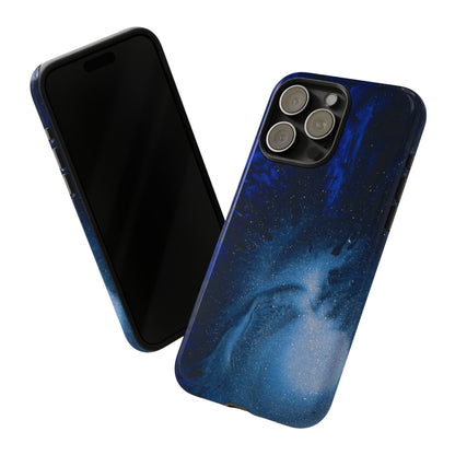 Winter Blue Ink Art - Protective Phone Case