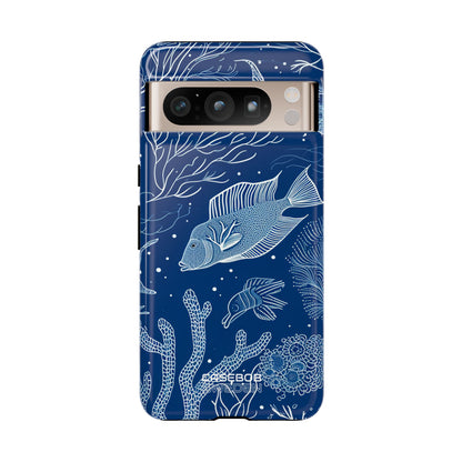 Blue Coral Garden Google Pixel 8 - Tough