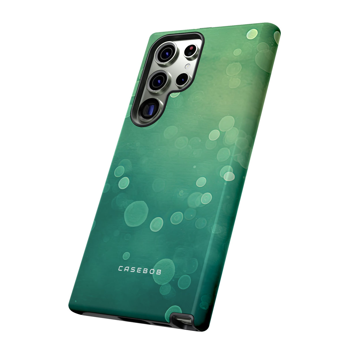 Green Dot Matrix - Protective Phone Case