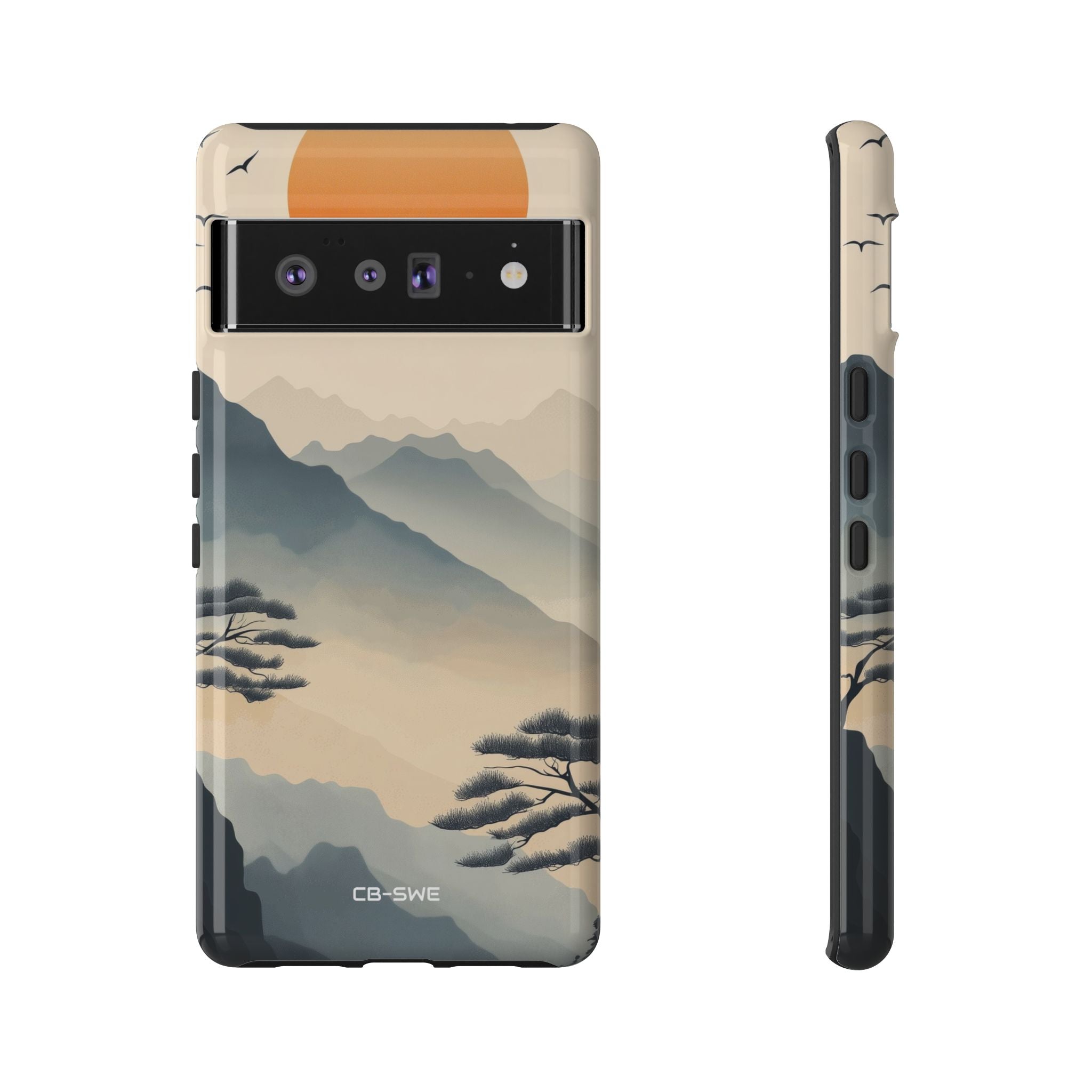 Mountains Embrace Sun - Google Pixel Case