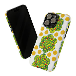 Lime Mandela - Protective Phone Case