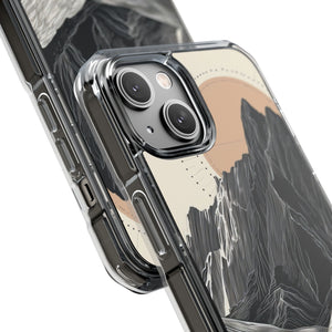 Tranquil Peaks - Phone Case for iPhone (Clear Impact - Magnetic)