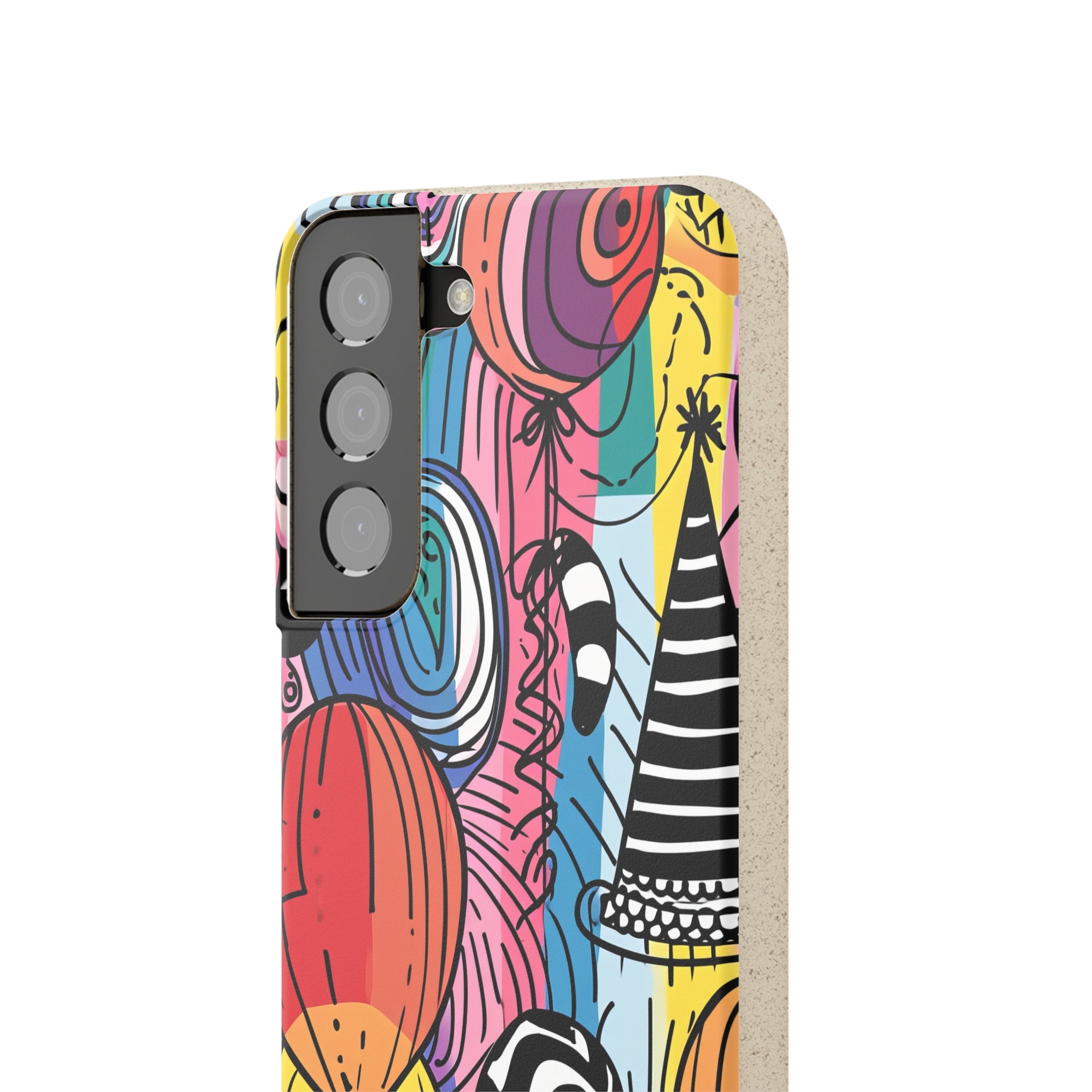 Vibrant Party Whimsy | Biodegradable Phone Case