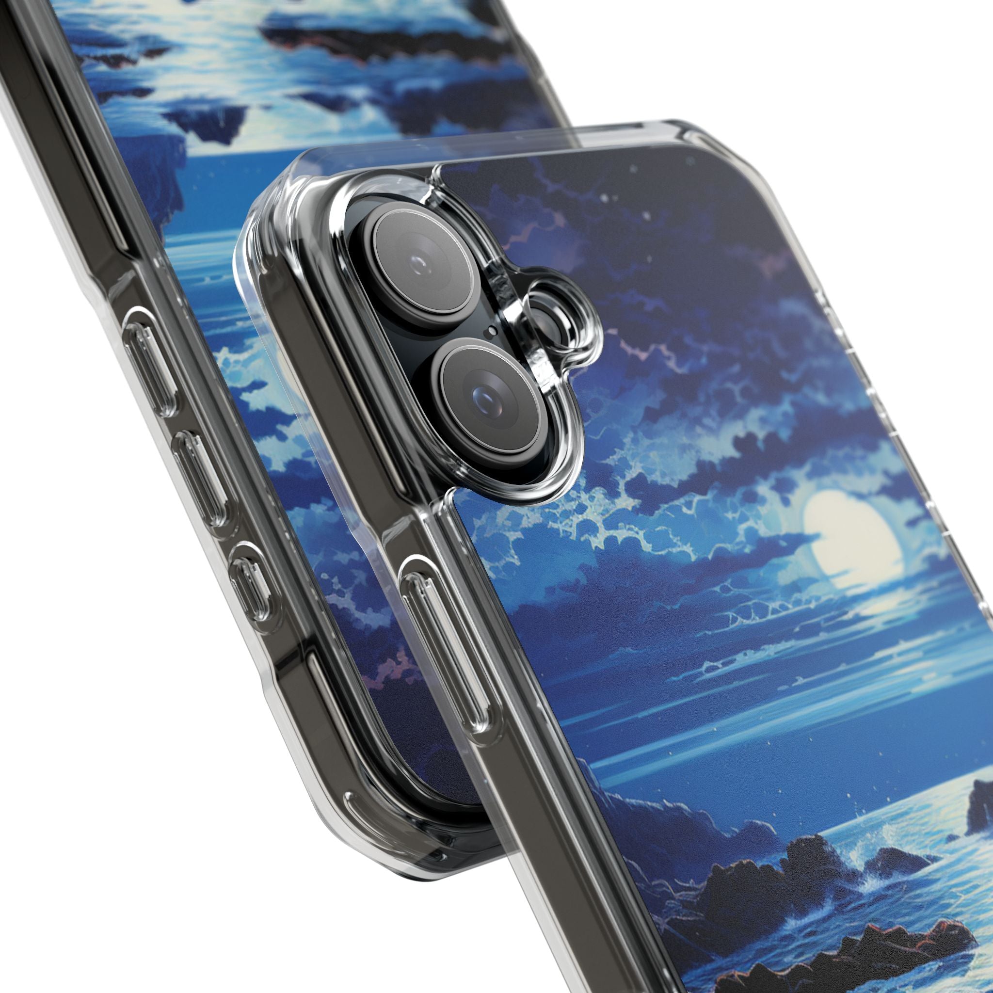 Moonlit Sea Dance iPhone Case - Impact