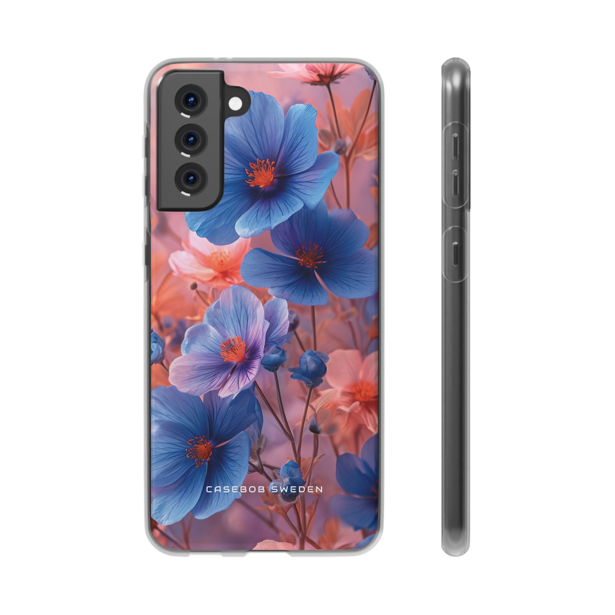 Harmonious Blooming Blues and Pinks Samsung S21 - Flexi Phone Case