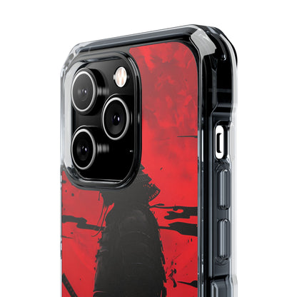 Red Samurai Shadow iPhone Case - Impact