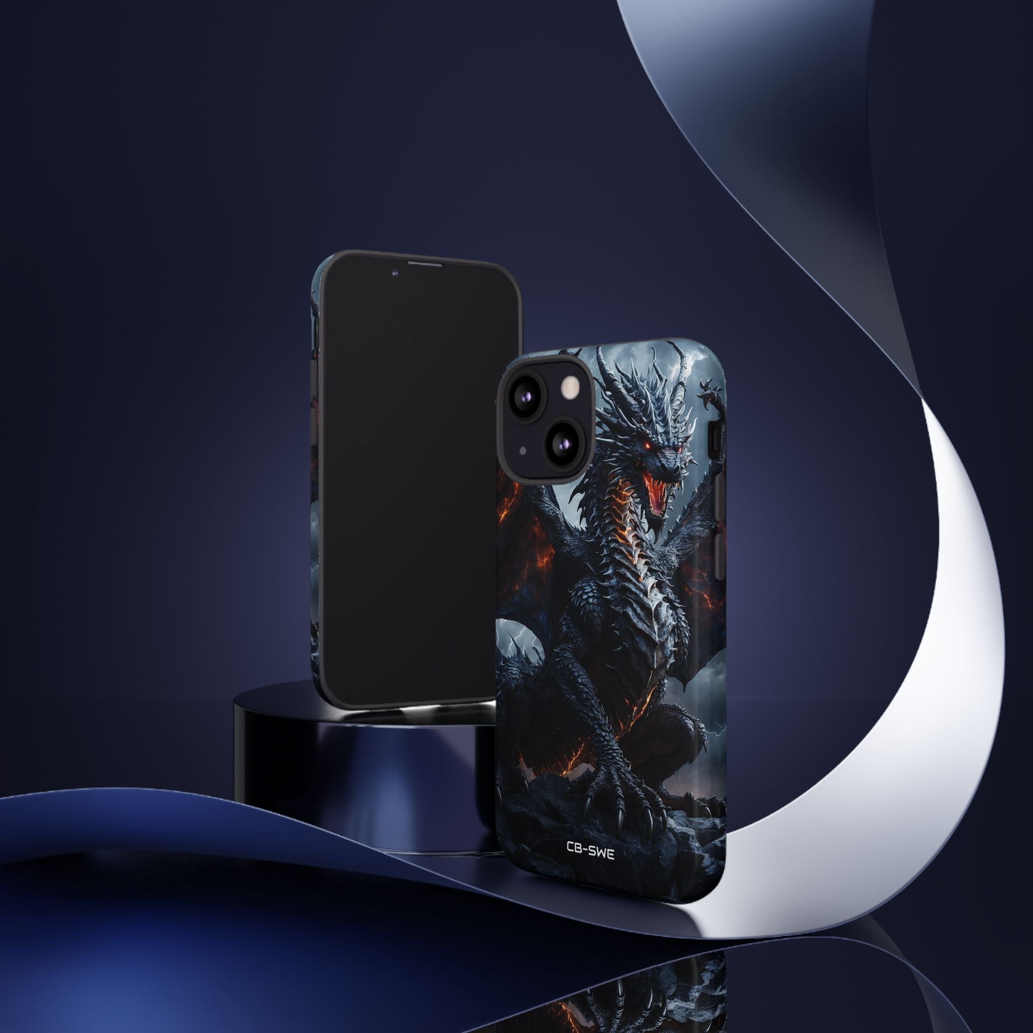 Fiery Wings Unleashed - iPhone Case