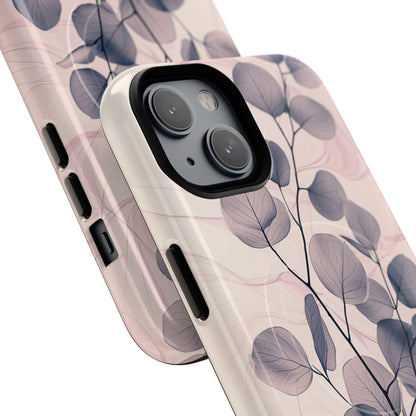 Veined Leaf Whisper iPhone 14 Case - Tough+