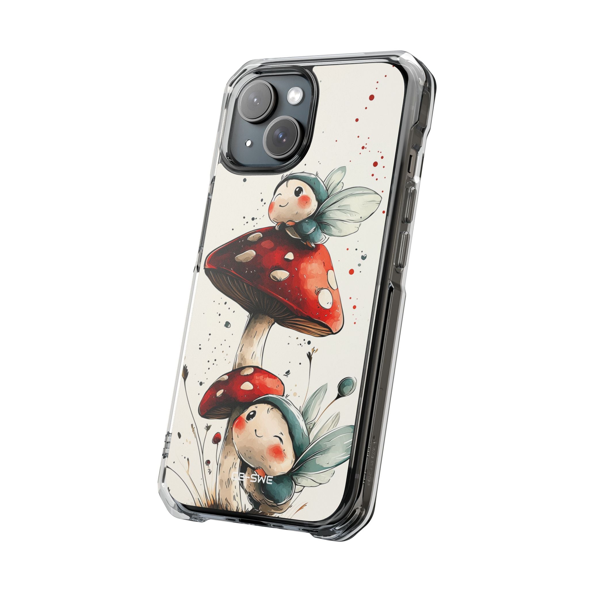Mushrooms Entertain Fairies iPhone Case - Impact