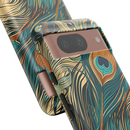 Art Nouveau Peacock Elegance Google Pixel 8 - Tough Phone Case