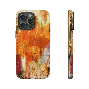 Abstract Orange Art - Protective Phone Case