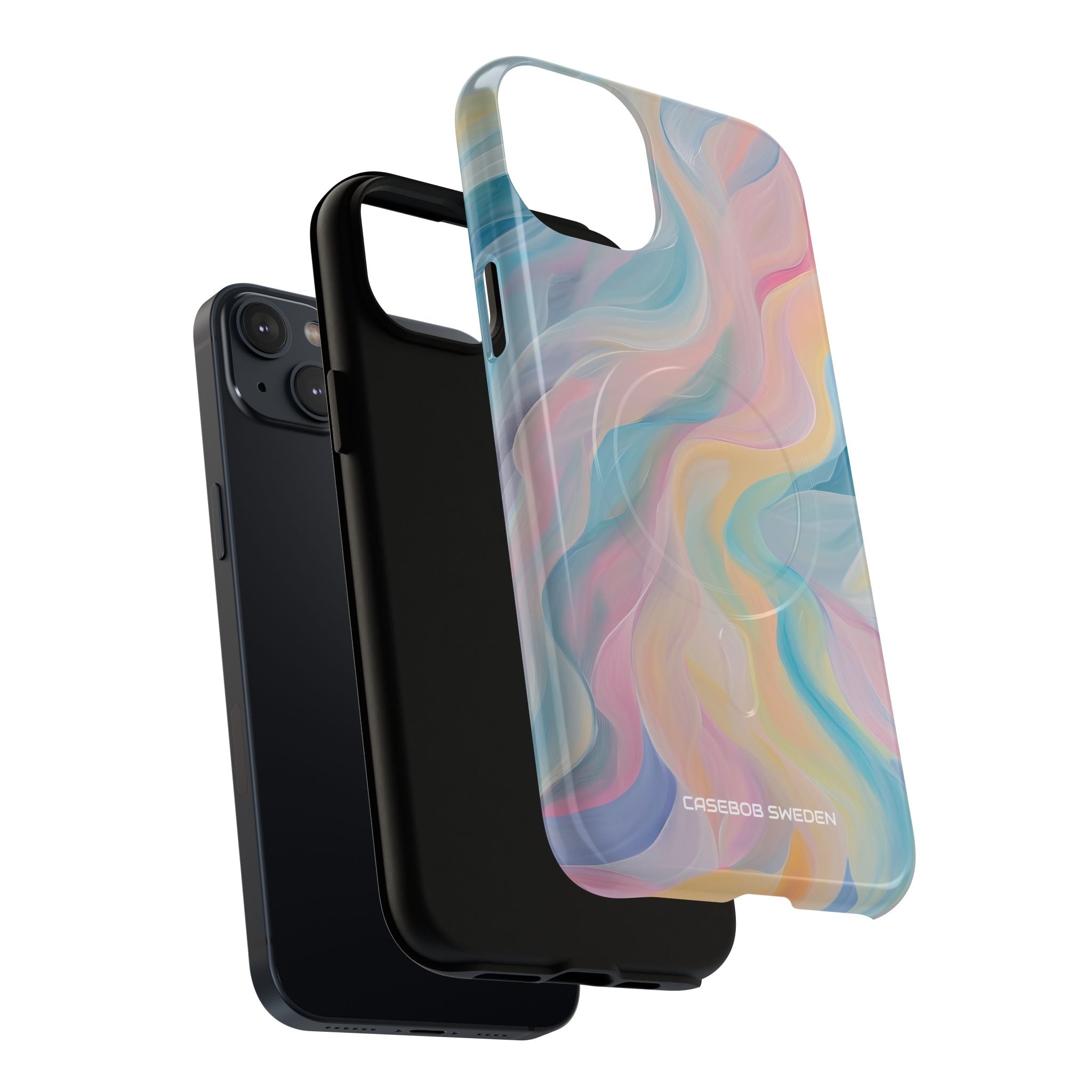 Dreamy Pastel Swirls - Tough + MagSafe® iPhone 14 Phone Case