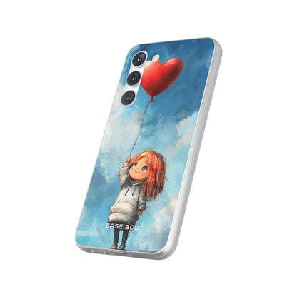 Heart Balloon Whimsy Samsung S23 Plus Case - Soft