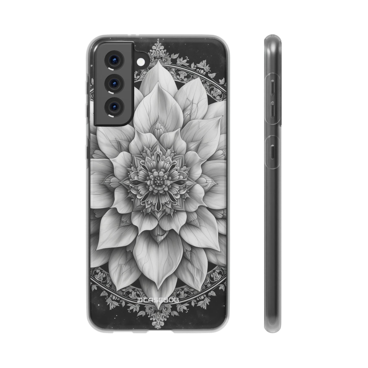 Himmlische Mandala-Harmonie | Flexible Handyhülle für Samsung Galaxy