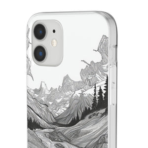 Monochrome Serenity | Flexible Phone Case for iPhone