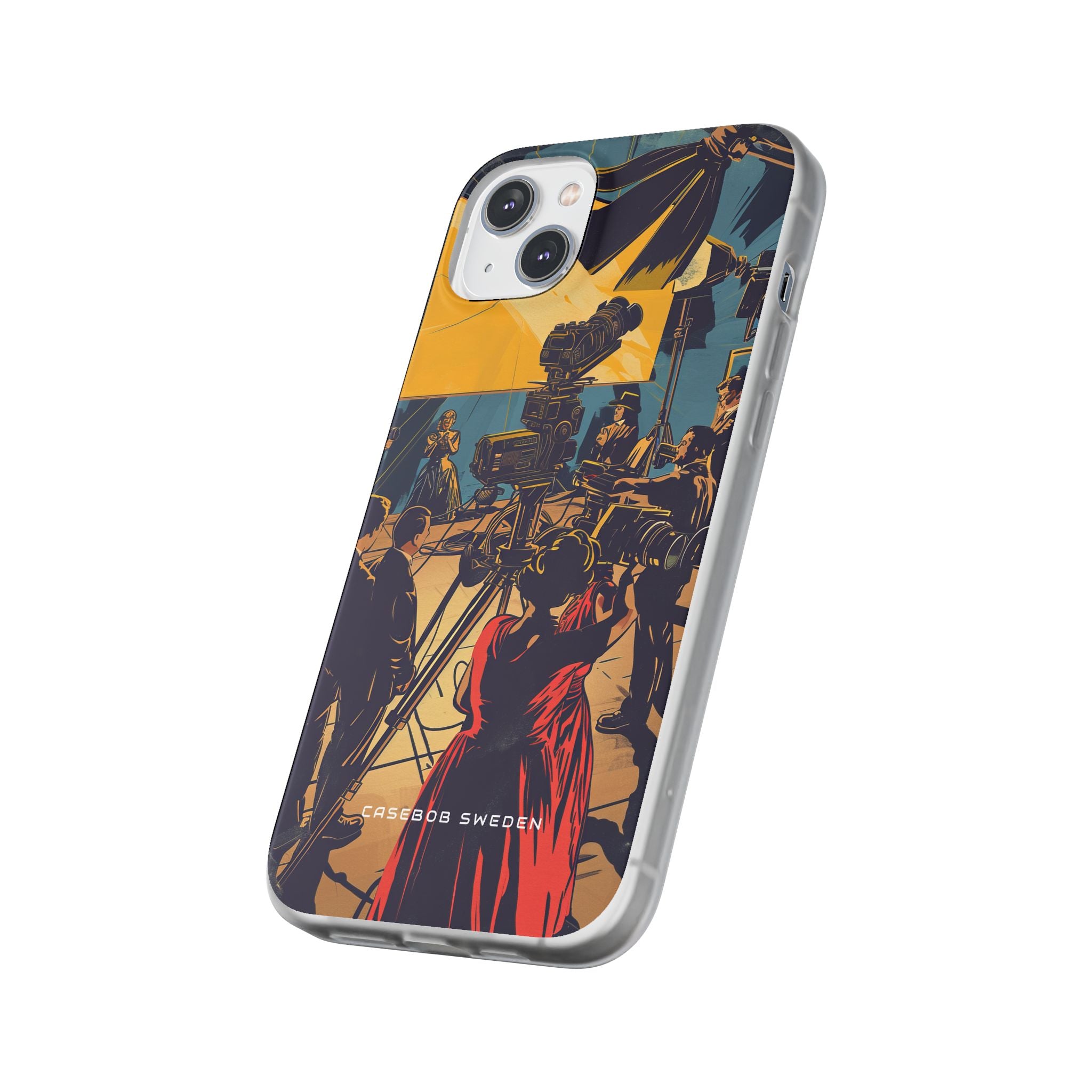 Golden Era Cinematic Spotlight iPhone 14 - Flexi Phone Case