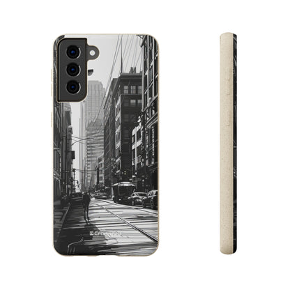 Noir Urban Serenity | Biodegradable Phone Case