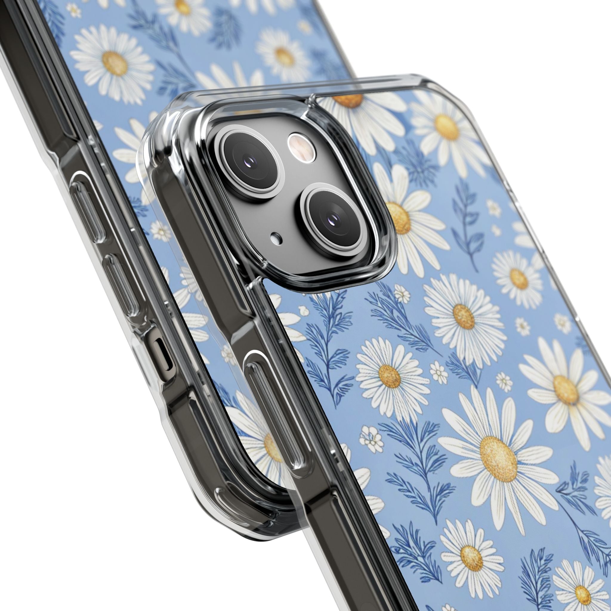 Daisies On Blue iPhone Case - Impact