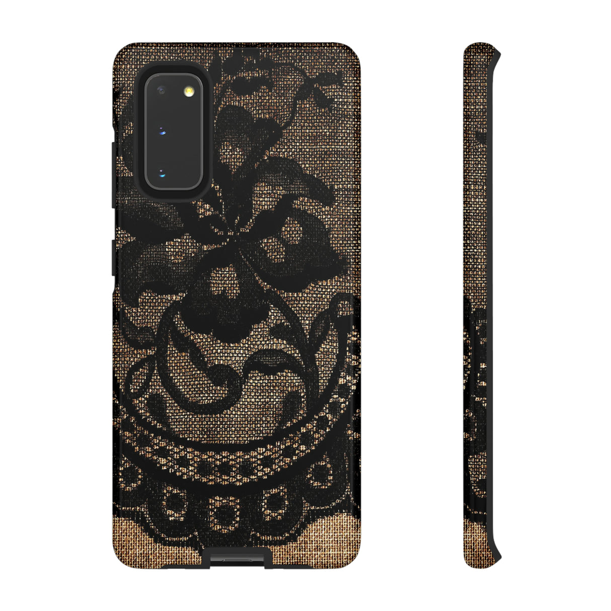 Broomrose Gothic Flower - Protective Phone Case