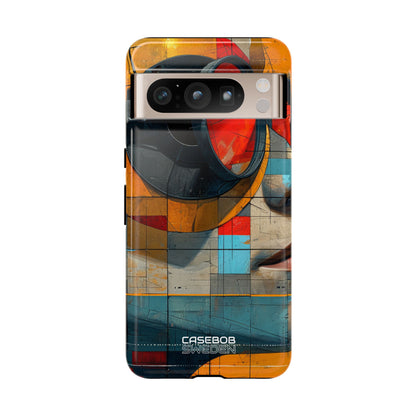 Futuristic Cubist Visions Google Pixel 8 - Tough